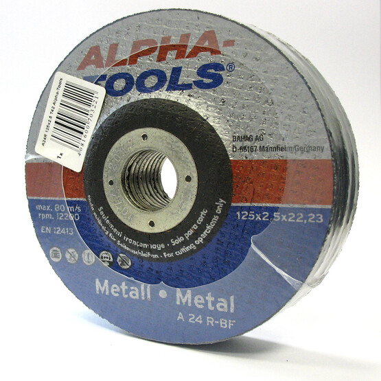Alpha Tools 10'lu Kesici Disk 125 mm Metal Mavi 