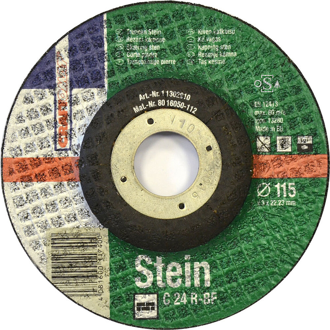    Craftomat 10' lu Kesici Disk 125 mm Taş Yeşil  