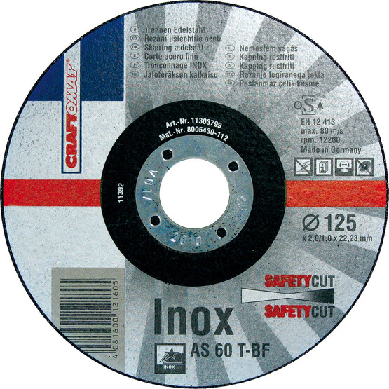 Craftomat Kesici Disk As 60 T   Freecut T41 125 mm 