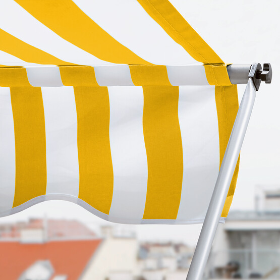 Sunfun Teleskopik Tente Sarı-Beyaz 300x130 cm 