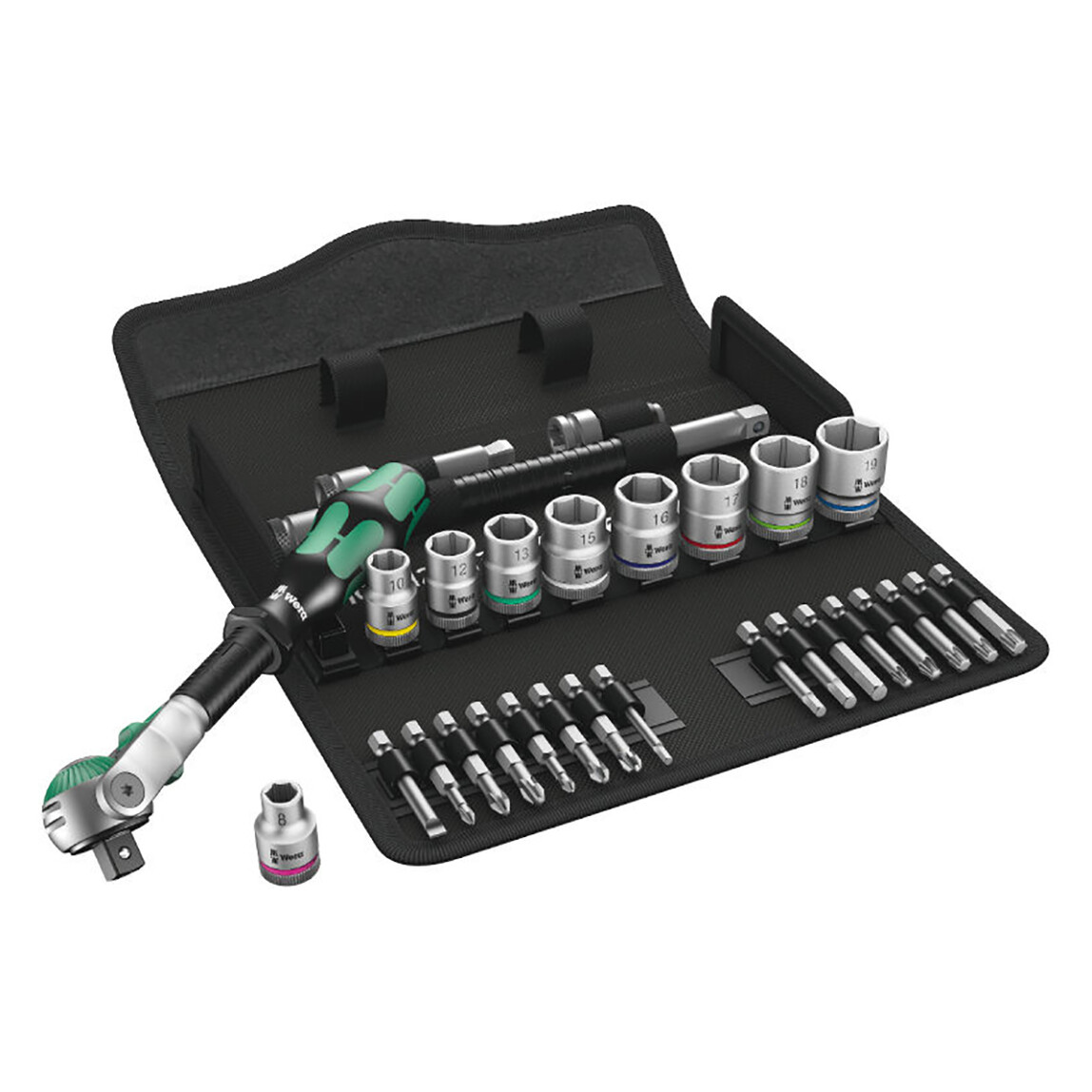    Wera Zyklop  Speed  Cırcır Seti 38 Zoll  