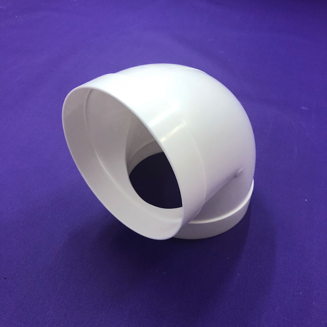    İlöz Yuvarlak Dirsek 90 mm  Ø 125 mm   