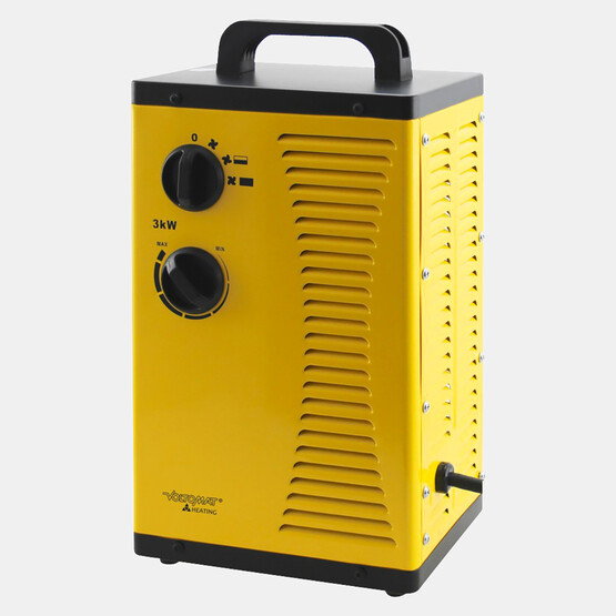 Voltomat 3000W Şantiye Isıtıcısı Sarı 
