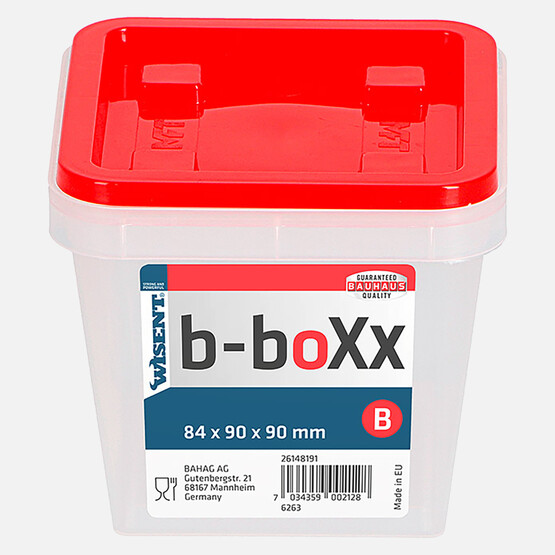 Wisent B-Boxx Saklama Kutusu Boy-B 9,0X9,0X8,4 Cm