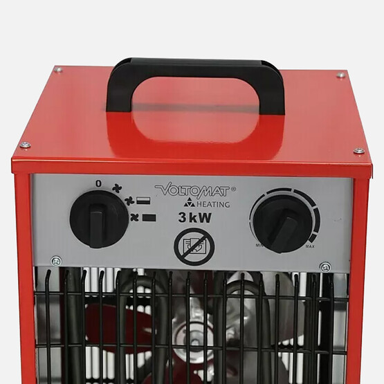 Voltomat 3000W Termostatlı Şantiye Isıtıcısı