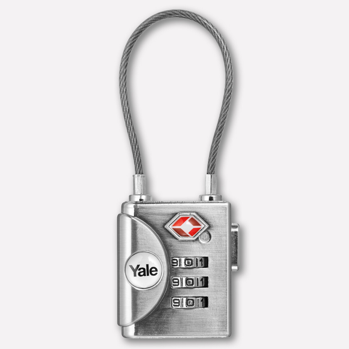    Yale TSA Onaylı Kablolu Şifreli Asma Kilit   
