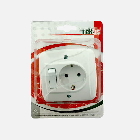 Tek-iş Priz Anahtarlı 