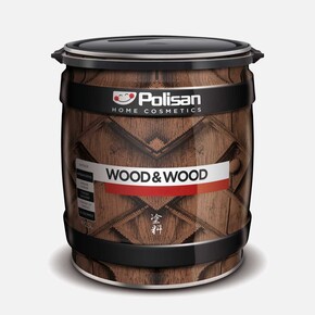 Polisan Dış Cephe Ahşap Vernik Renksiz Y.Mat Subazlı 0,75 lt Wood&Wood