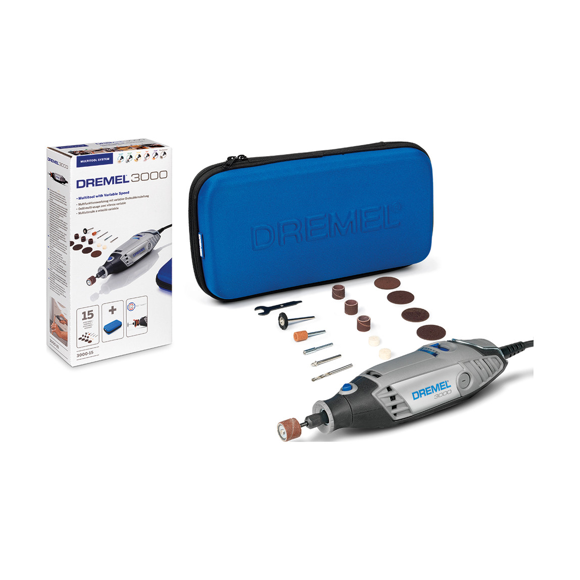 Dremel 130W 15 Parça Aksesuar El Motoru_0