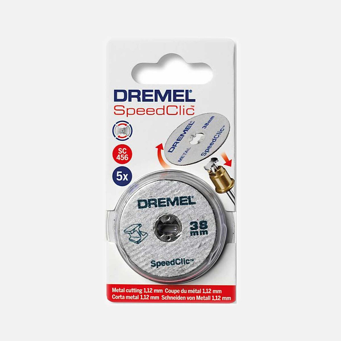    Speed Click 5'li Kesme Diski 38 mm  