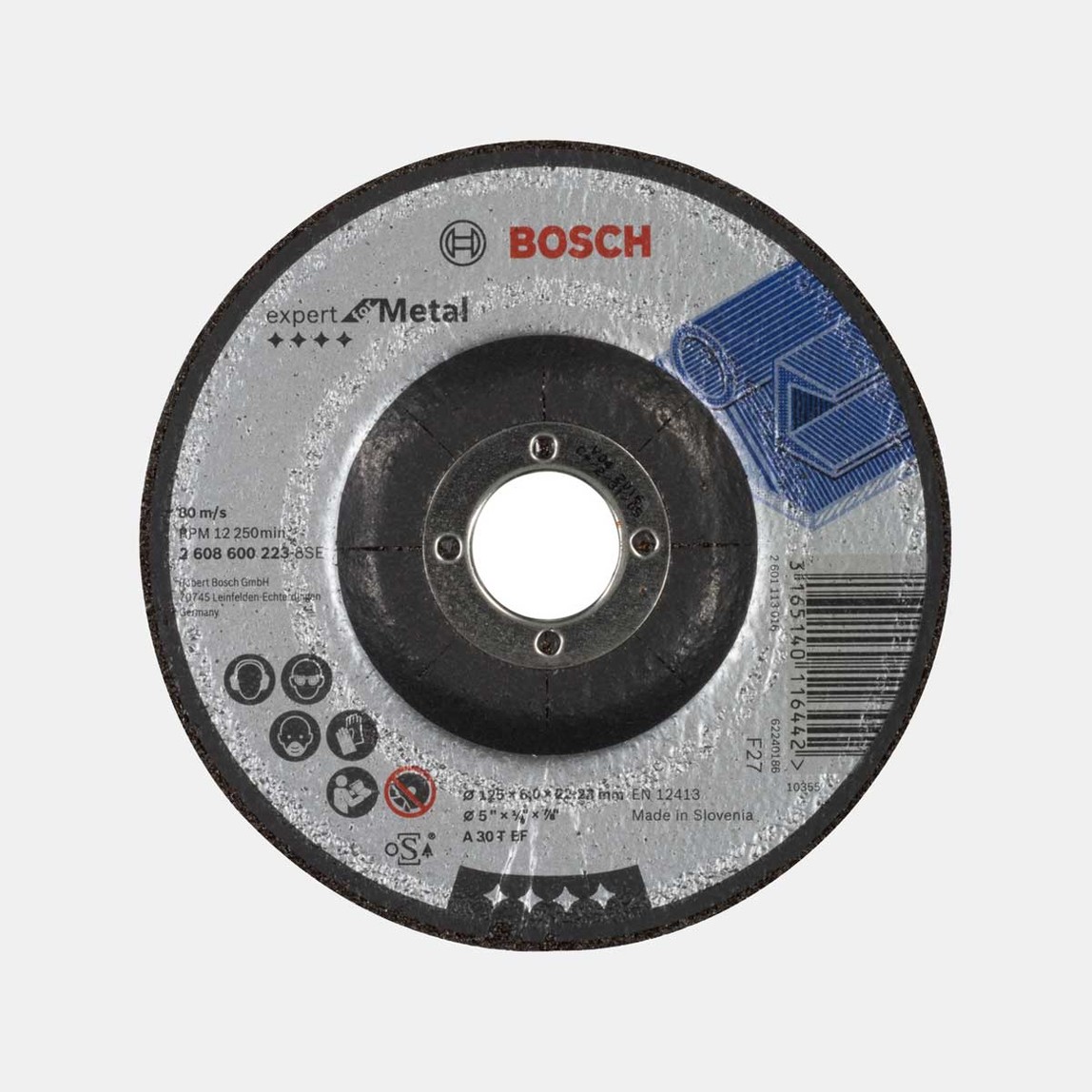 Bosch Taşlama Diski Metal 125X6 mm_0