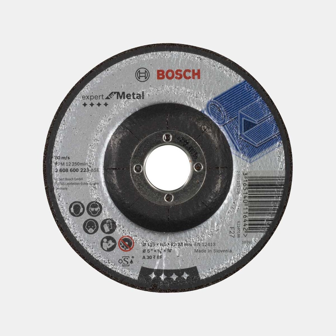   Bosch Taşlama Diski Metal 125X6 mm  