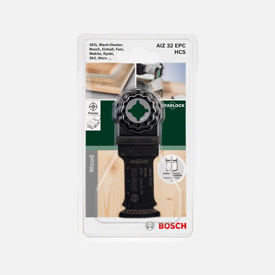    Bosch DIY PMF180E Ahşap Titreşim Kesme Bıçak 32 mm  