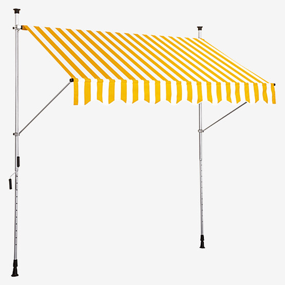 Sunfun Teleskopik Tente Sarı-Beyaz 250x130 cm 