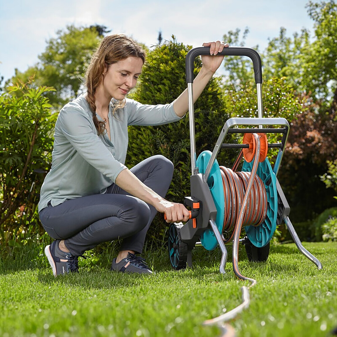    Gardena 18517-20 Hortum Arabası Seti Aquaroll M  