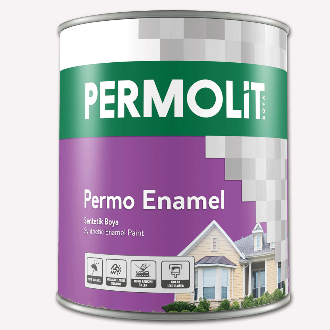 Permolit 2,5Lt Enamel Parlak Permolit Açık Kahve_0