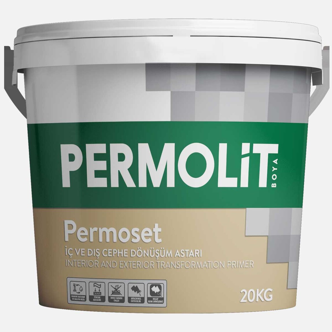    Permolit 2,5Kg İç-Dış Dönüşüm Astarı Permoset Permolit 