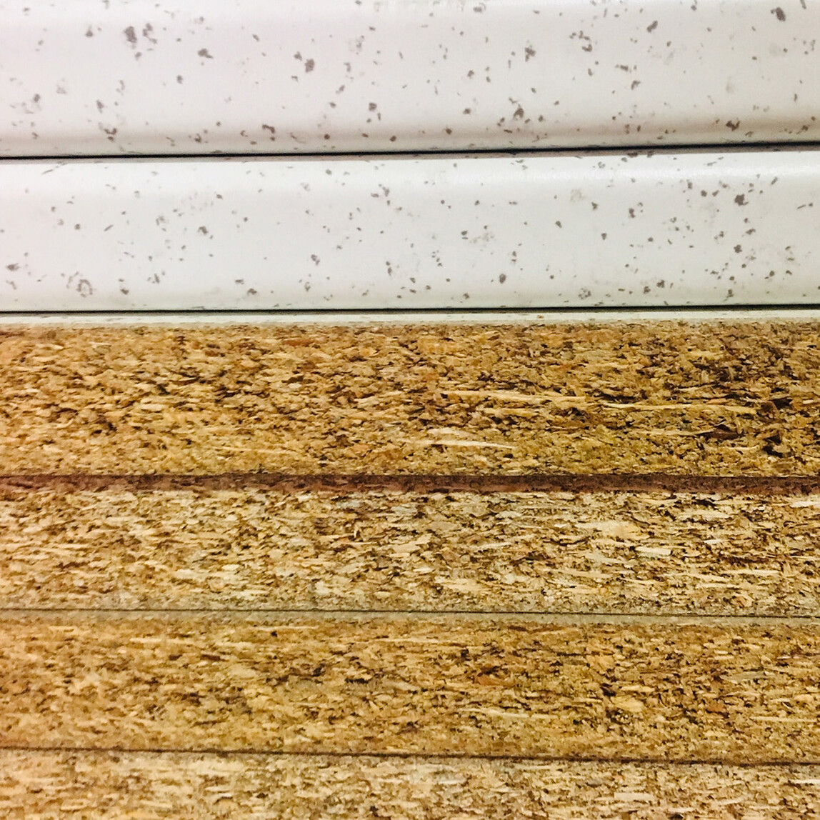    Fly Beyaz Gri Benekli Laminant 270cm Mutfak Tezgahı  