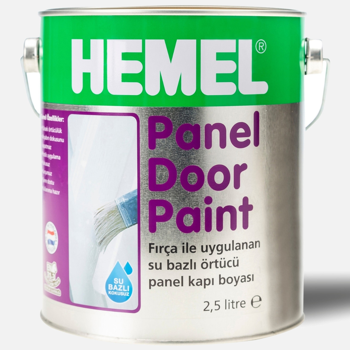 Hemel Hemel Panel Door Paint P.White 2.5 Litre_0