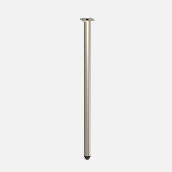 Tempo R32 İnce Masa Ayağı 71 cm Mat Nikel  