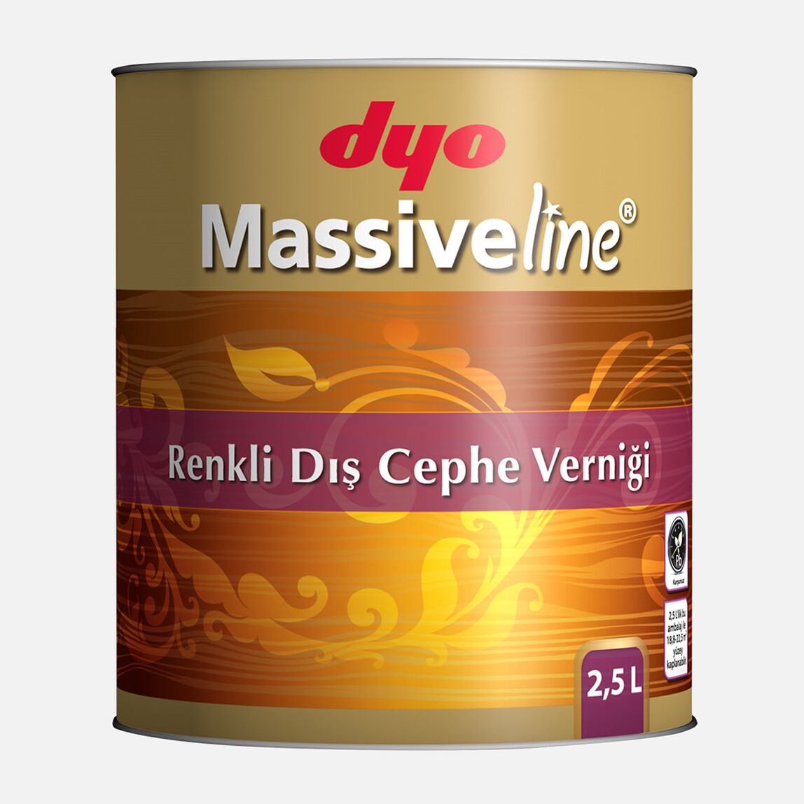 Dış Cephe Verniği Kestane 2,5Lt_0