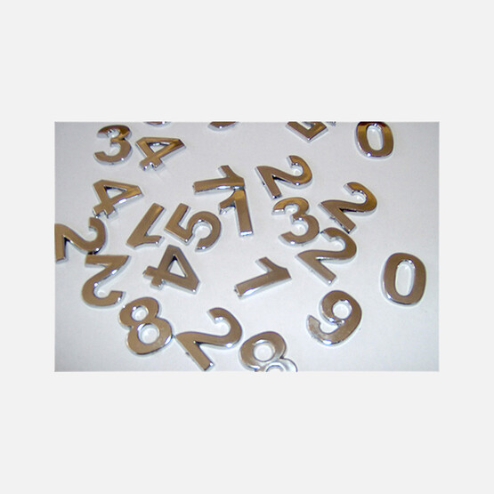 Adilon 8 Rakamı Plastik Alüminyum 50 mm  