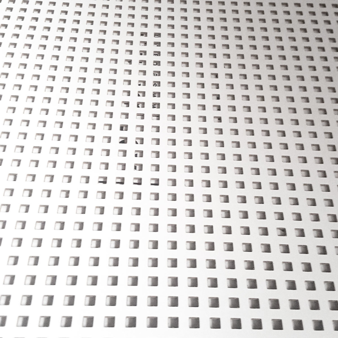    Beşikcioğlu Mdf Panel Beyaz Küçük Kare 210 cm 