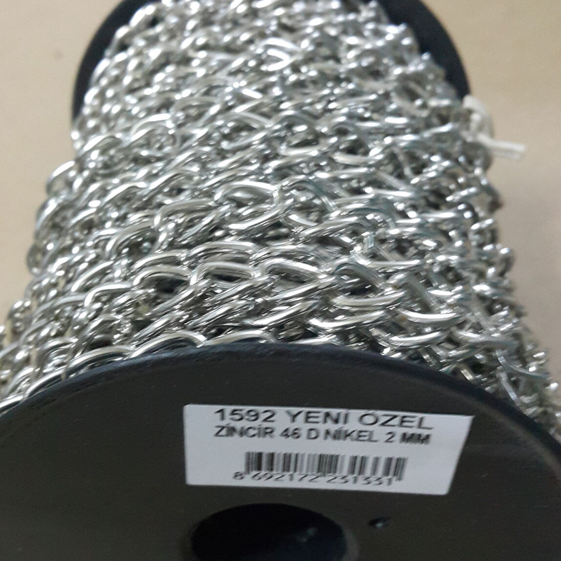    Yeni Özel Zincir 46D Nikel 2 mm  