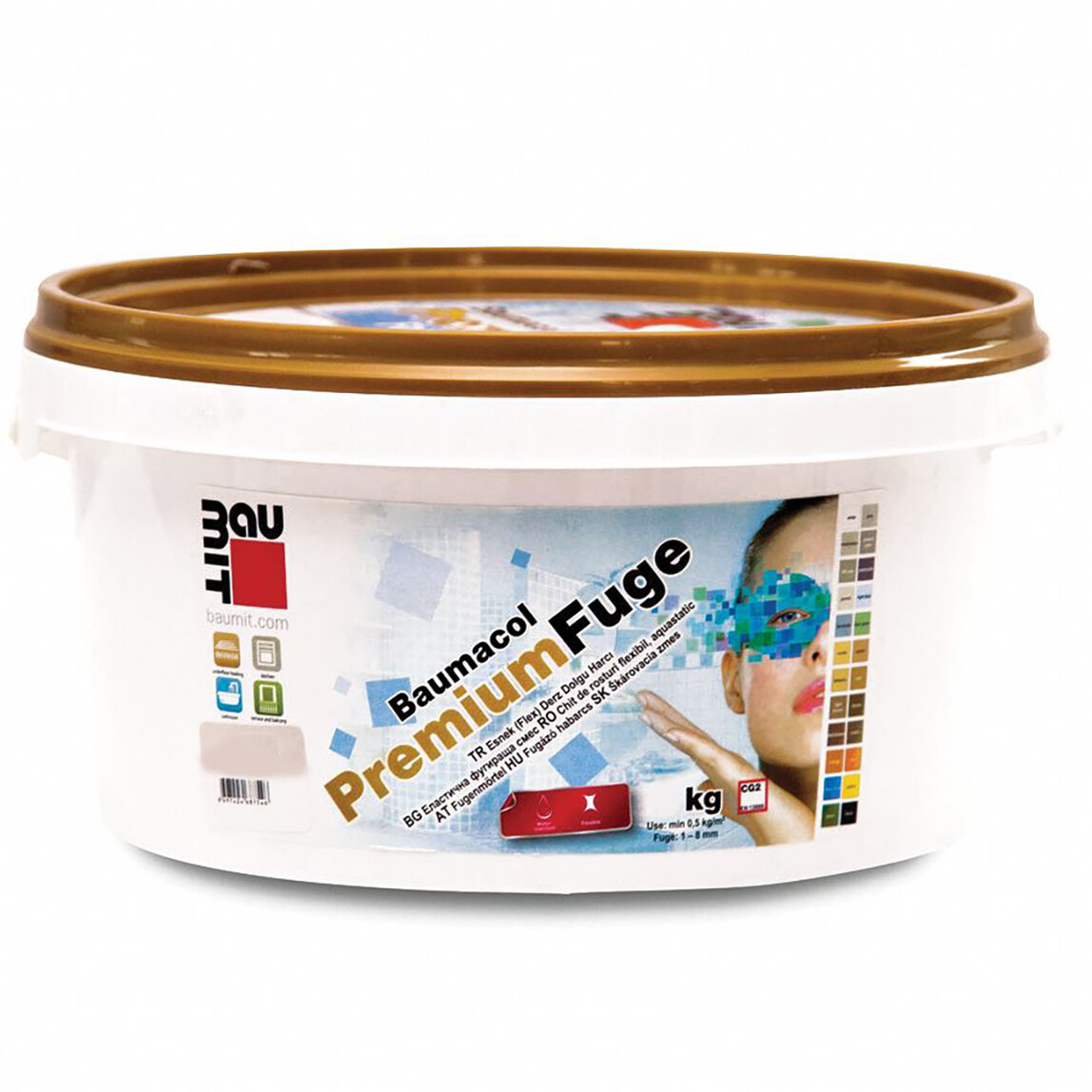    Baumit Baumacol Premium Fuge CG2 WA Flex Beyaz 5kg  