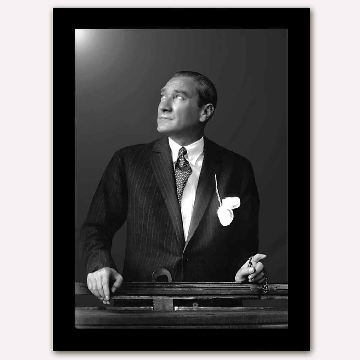 Atatürk 50x70 cm Artprint Çerçeveli Tablo_0