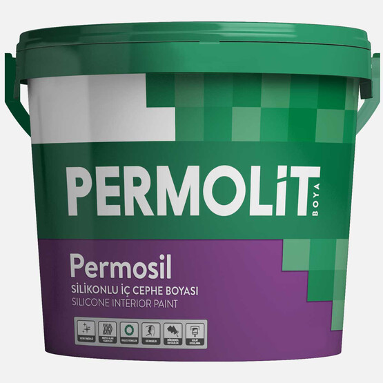 Permolit 3,5Kg Permosil Silikonlu İç Boyası Siyah