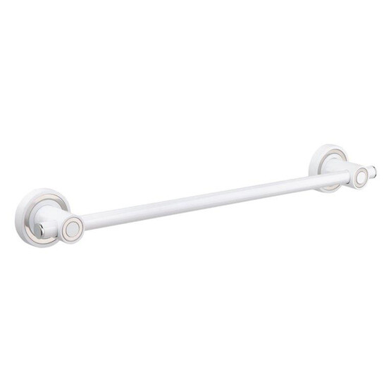 Kare Sevılla Uzun Havluluk 45 cm Beyaz/Krom 