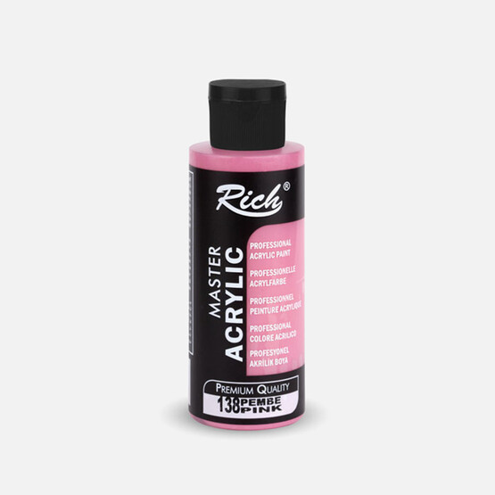 Rich Akrilik Boya Pembe 130 cc 