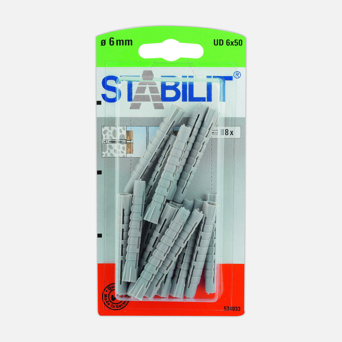    Stabilit UNI-Dübel UD 6X50 K   
