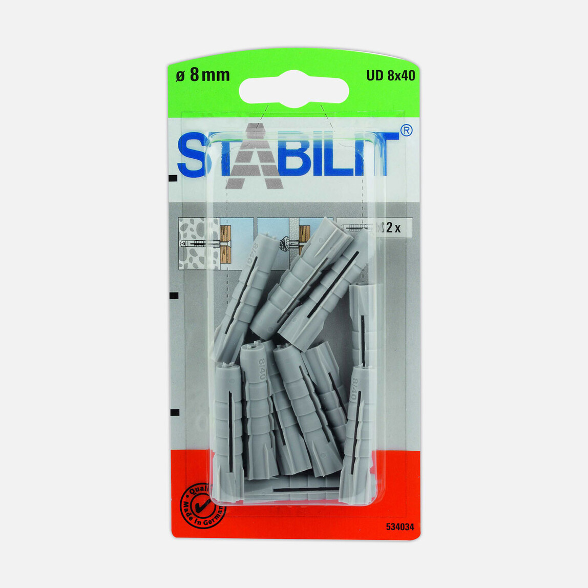    Stabilit UNI-Dübel UD 8X40 K   