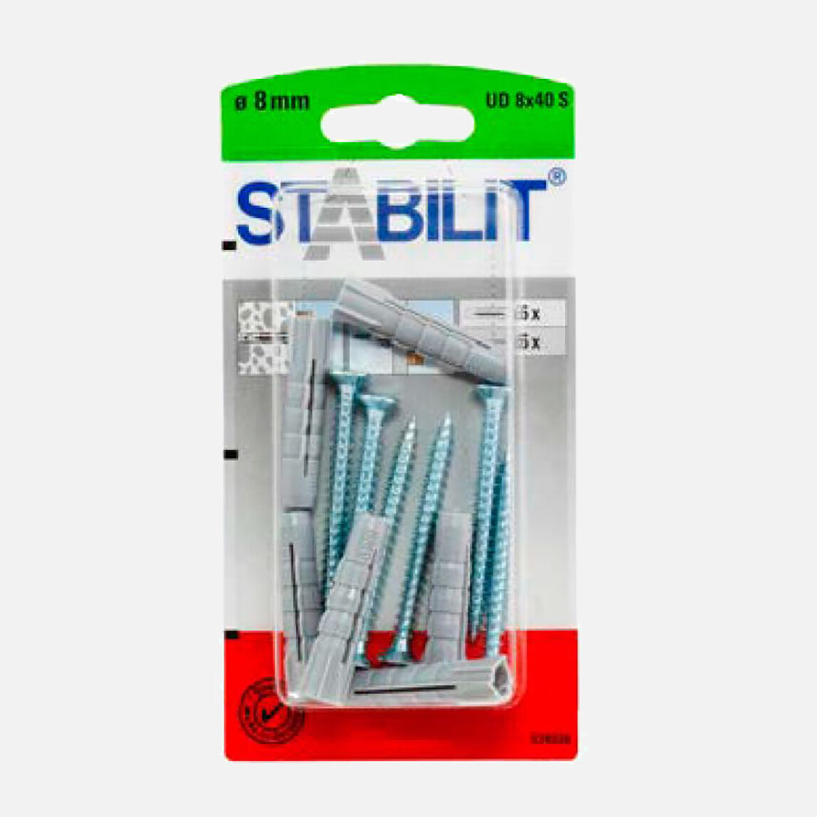    Fischer Dübel 8x40 SK Stabilit  