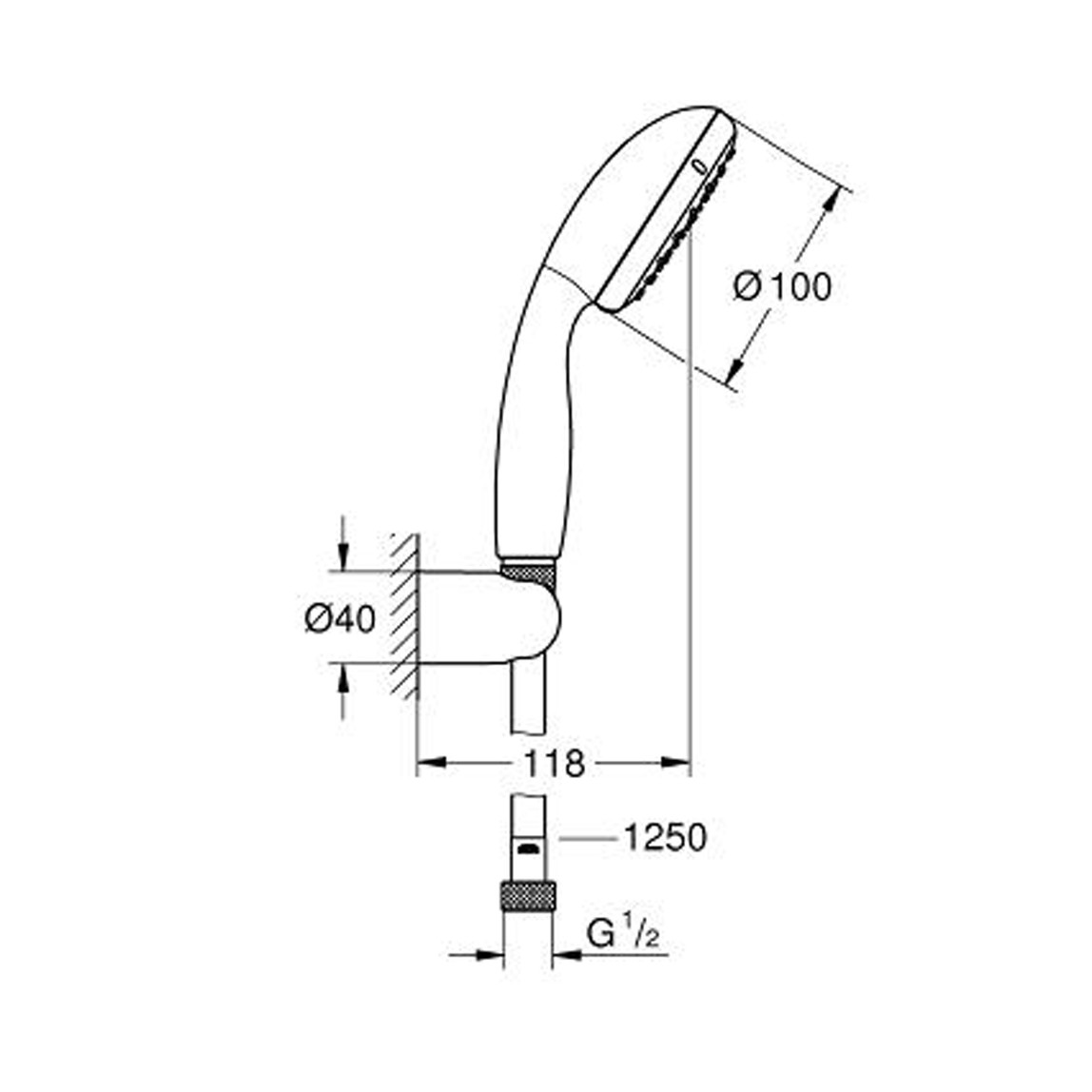 Grohe Vitalio Start 1F Mafsallı Set_1