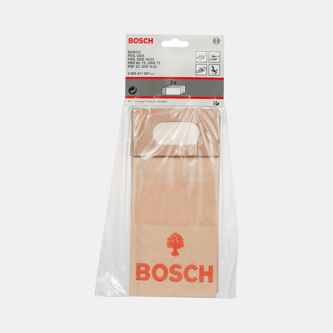    Bosch 3'lü Toz Torbası 