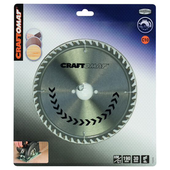 Craftomat Daire Testere Bıçağı PR WO H 190x30-48 mm 