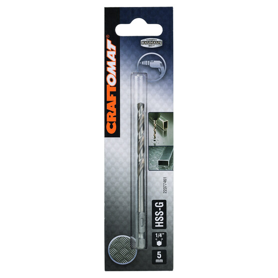 Craftomat HSS-G Metal Matkap Ucu 5 mm 1/4 