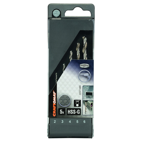Craftomat HSS-G Metal Matkap Ucu 2-6 mm 1/4 