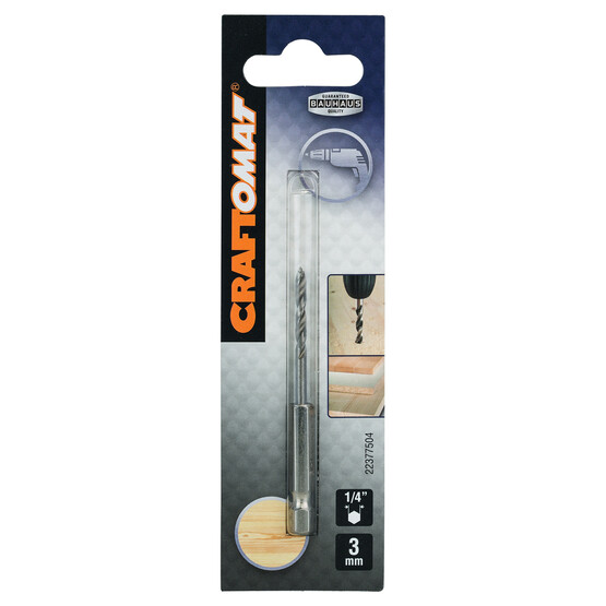 Craftomat Yılan Ahşap Matkap Ucu 3 mm 1/4Hex 