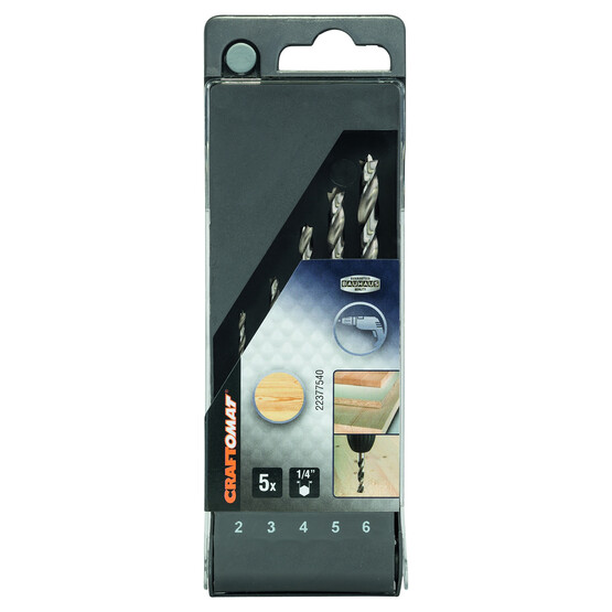Craftomat Yılan Ahşap Matkap Ucu 2-6 mm1/4Hex 