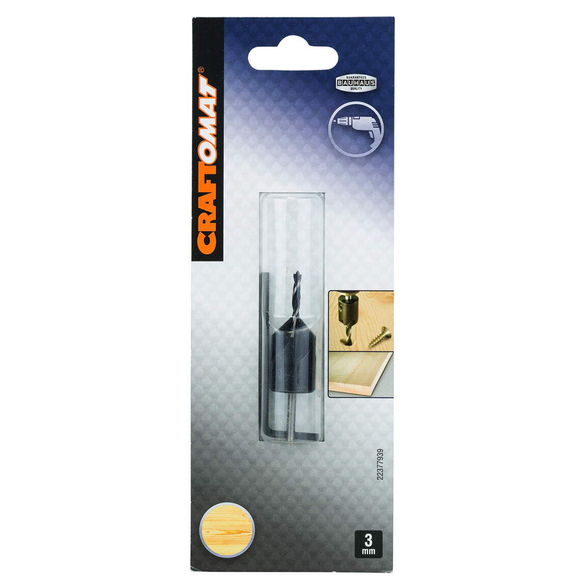    Craftomat Yılan Matkap Ucu 3x30x60 mm 90 Derece  