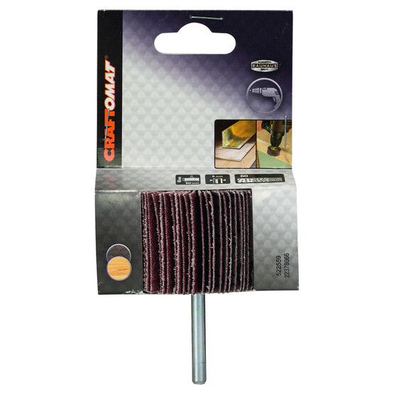 Craftomat Flap Zımpara Çapı:6x60 mm 60 Kum 