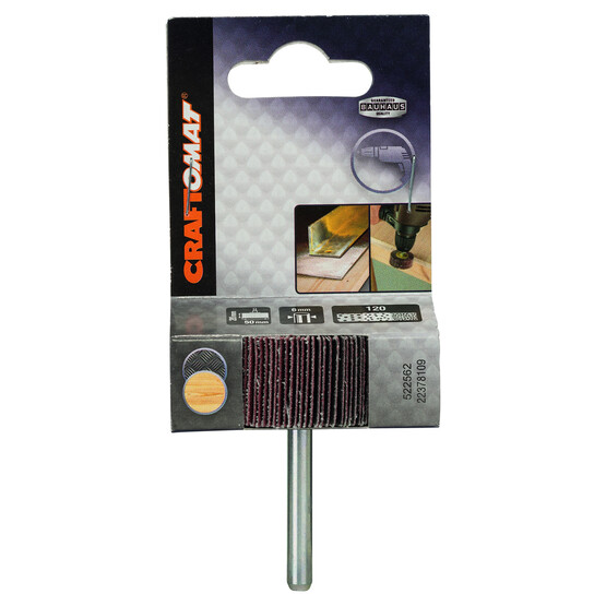 Craftomat Flap Zımpara Çapı:50x20 mm 120 Kum 