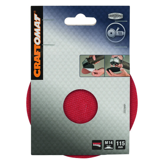 Craftomat Velcro Zımpara Tabanı Çapı:115 mm 