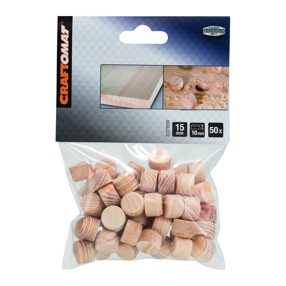    Craftomat Pivot Dübel 15x10 mm (50 adet)  