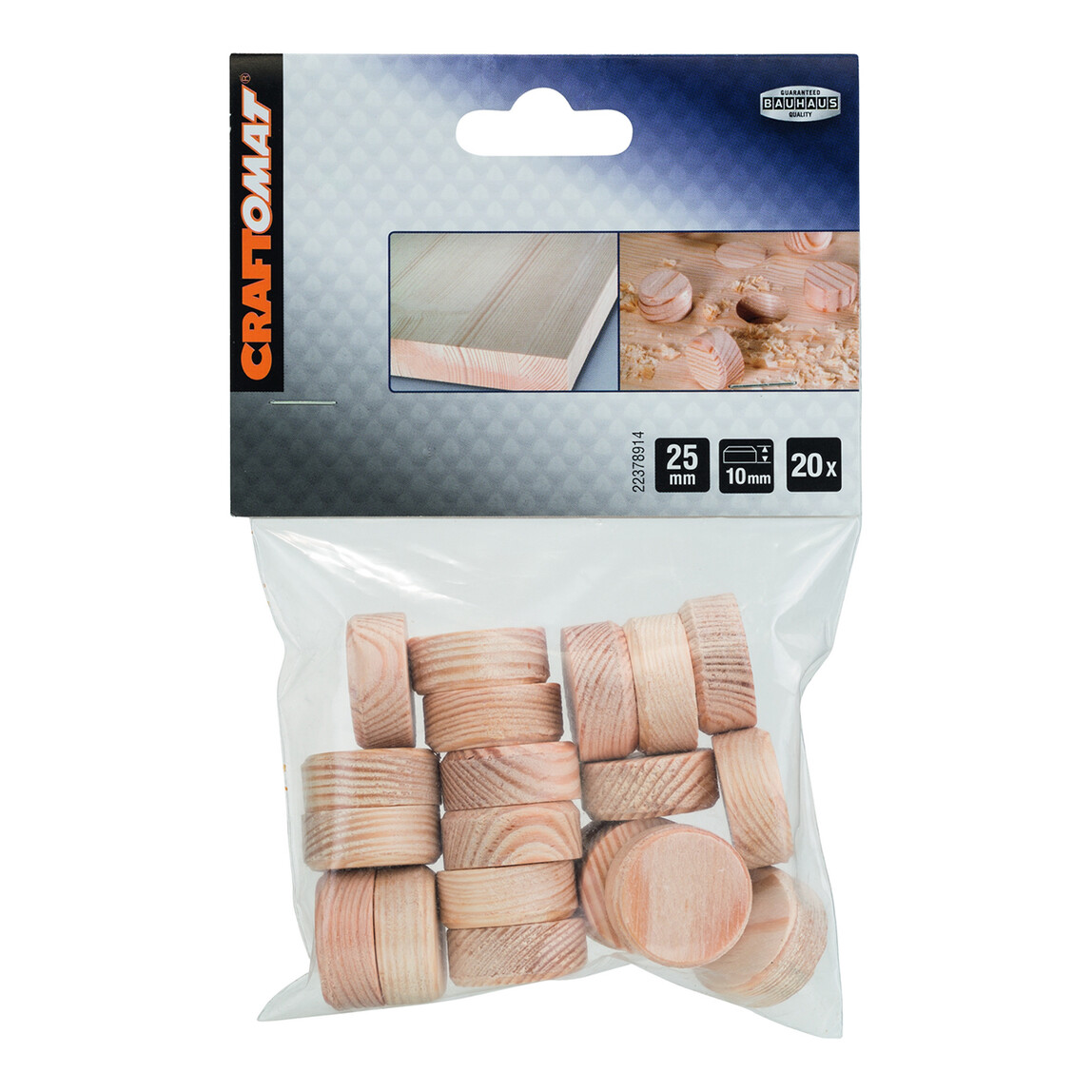    Craftomat Pivot Dübel 25x10 mm (20 adet)  