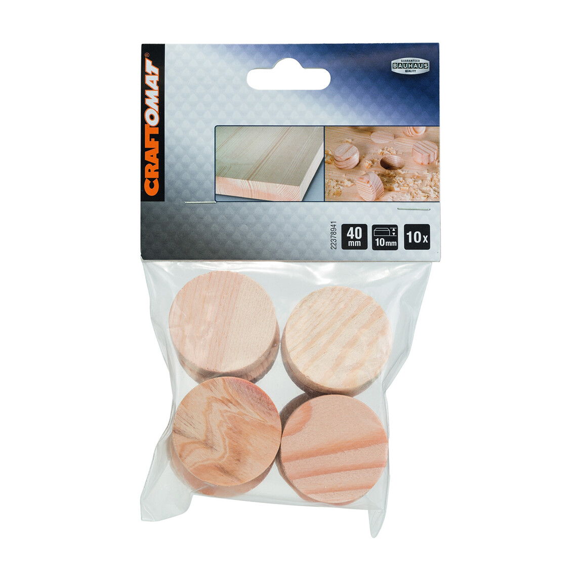    Craftomat Pivot Dübel 40x10 mm (10 adet)  